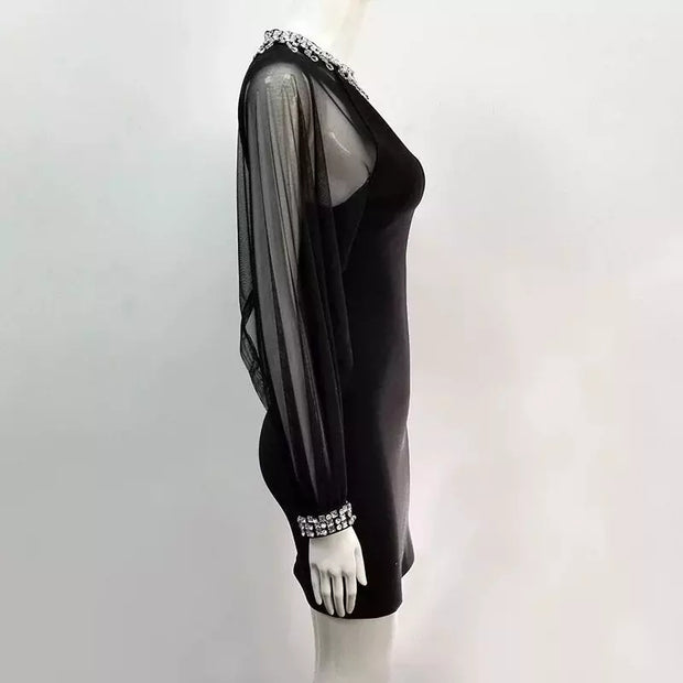 Knit cocktail dress