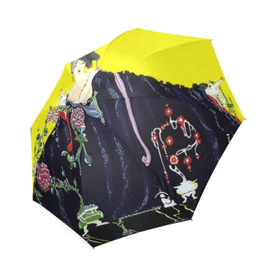 Foldable Purse Umbrella- Vogue Print