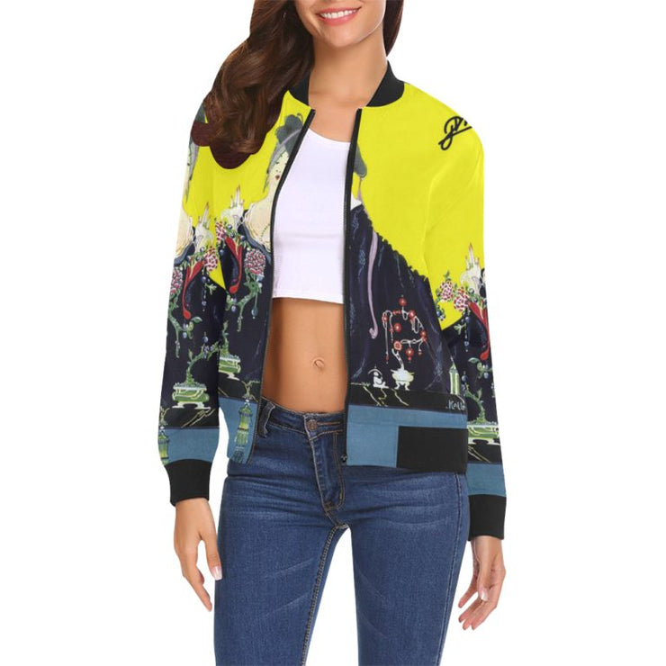 Vogue Cover Illustration Bomber Jacket