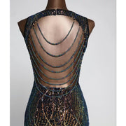 Waterfall Back Gown