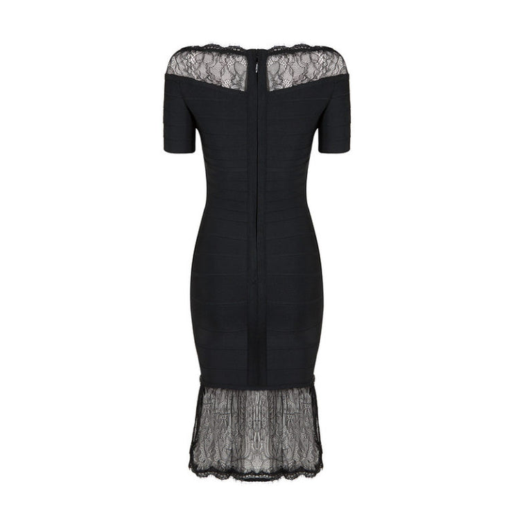 Lace Banded Dress
