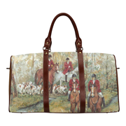 Large Equestrian Print Travel Bag