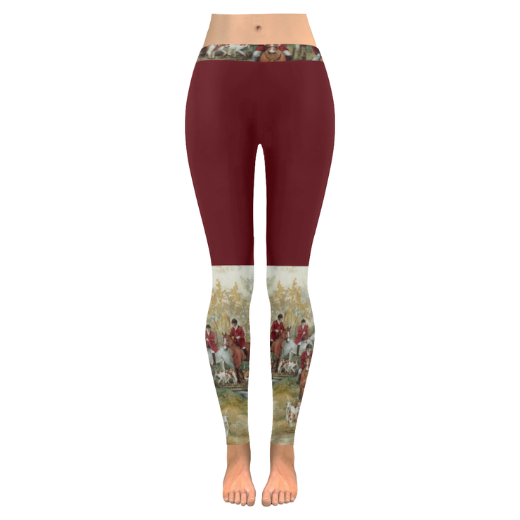 Equestrian print leggings discount