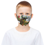 Peacock Face Mask