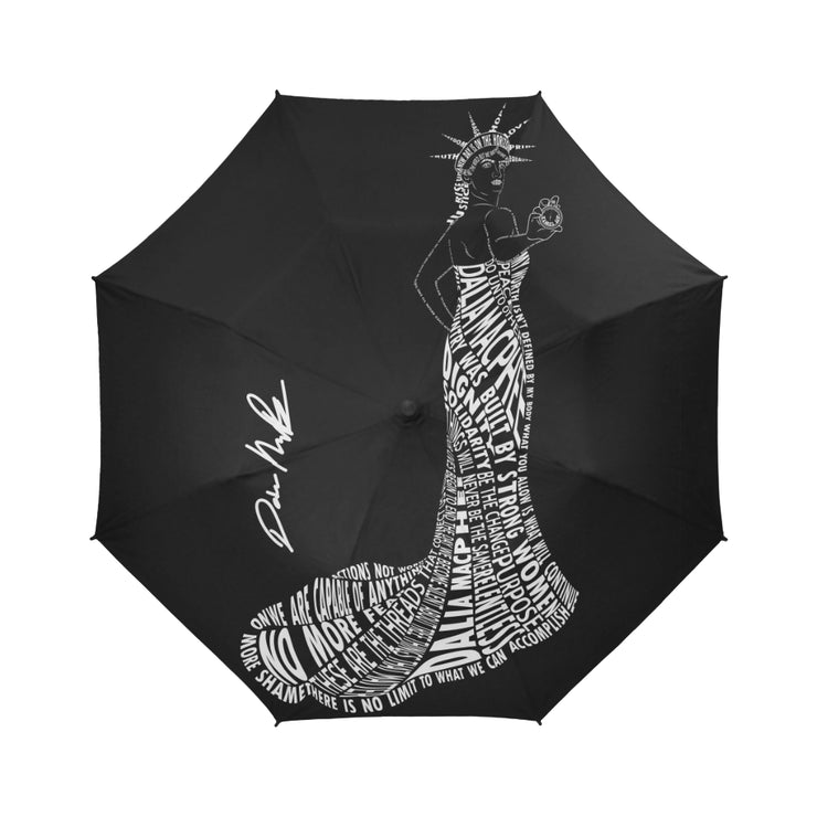 New Day on the horizon. Semi- Automatic Foldable Umbrella- Signed