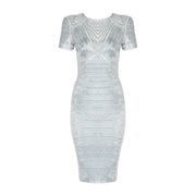 Geometric Bandage Dress