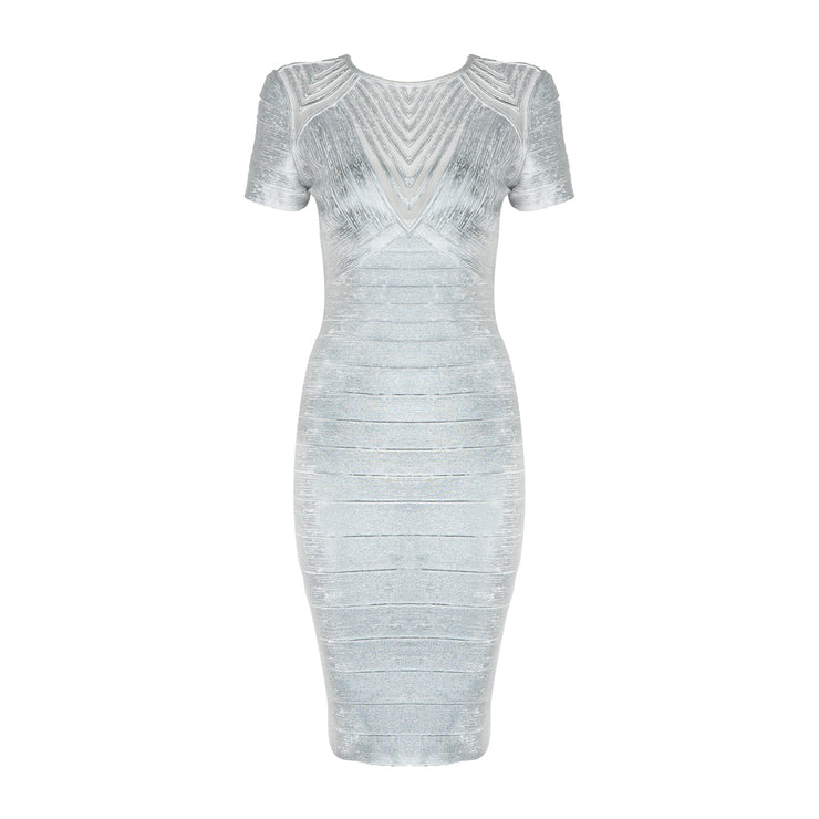 Geometric Bandage Dress