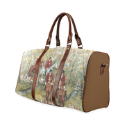 Large Equestrian Print Travel Bag