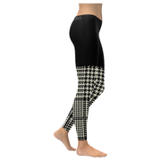 Houndstooth Check Low Rise Legging