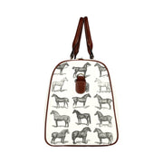 Vintage Horse Print Travel Bag