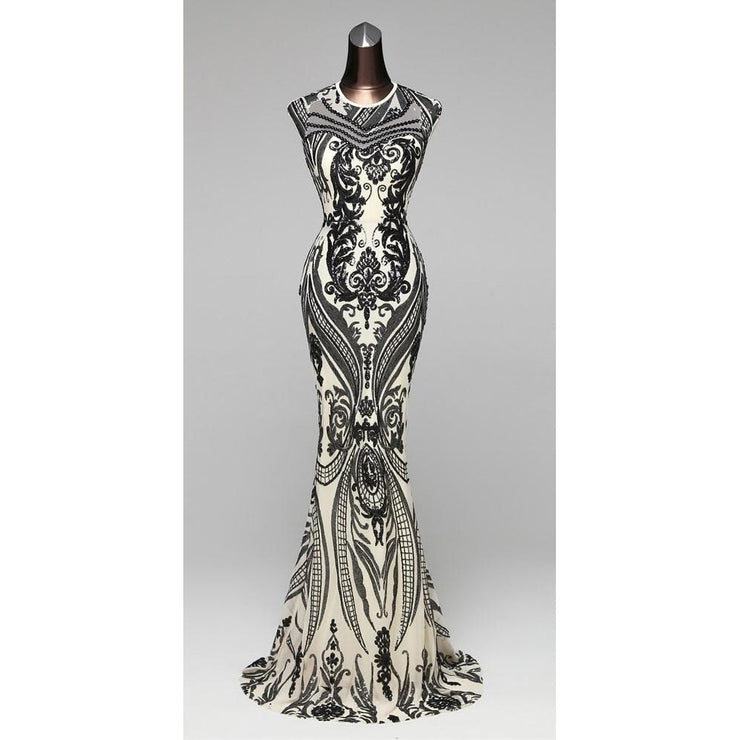 Art deco gown