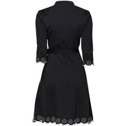 Knit wrap dress