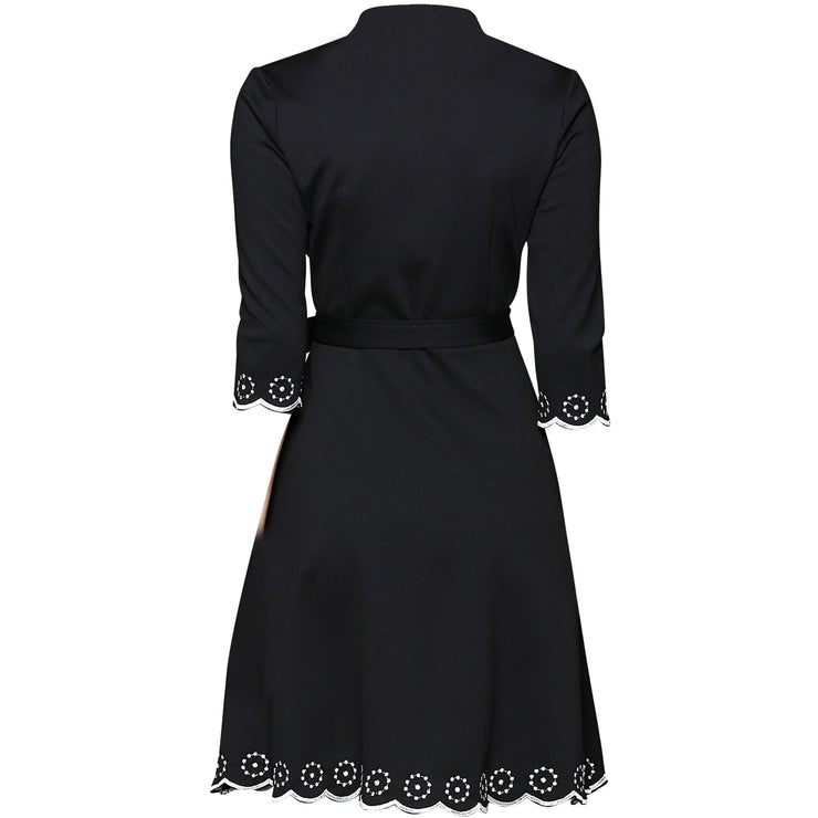 Knit wrap dress